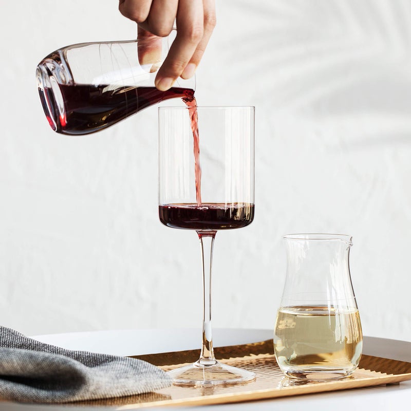 Brew To A Tea BTaT- Wine decanter, 2 PCS, 9.3 oz, Small Wine Carafe, Small Decanter, Christmas Gifts - Image 5